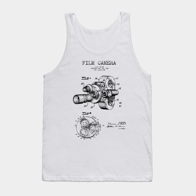 Film Camera Patent Tank Top by Woah_Jonny